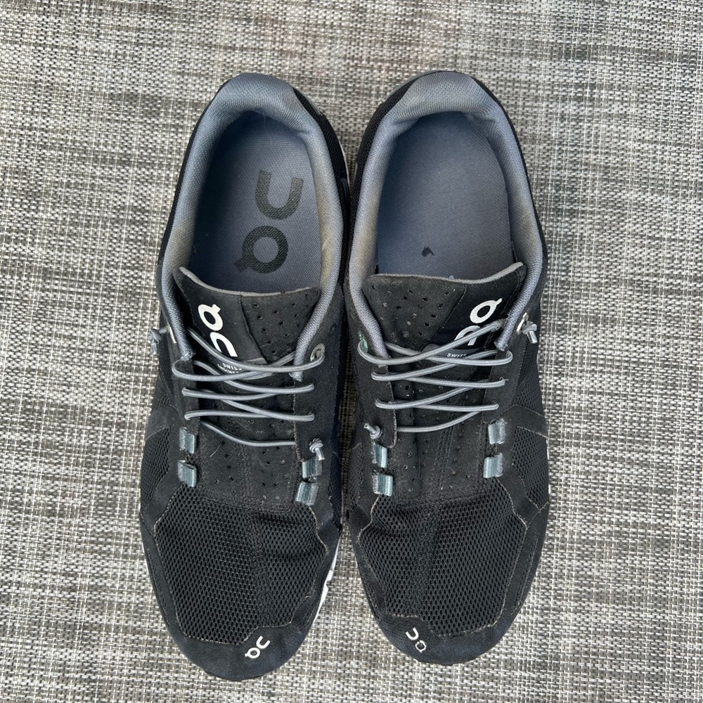 On Running Women's Black and Gray Athletic Shoes